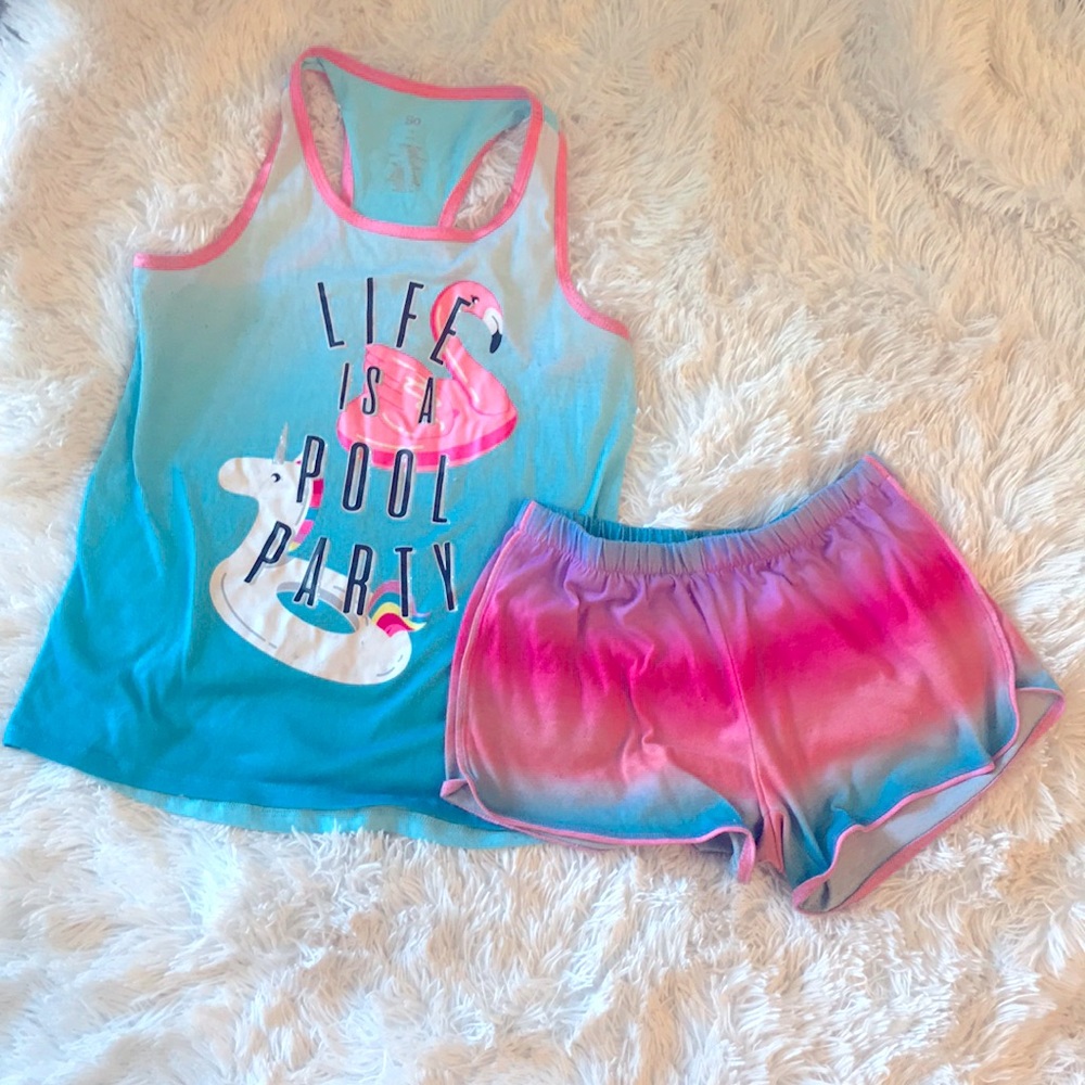 Summer pj’s flamingo 🦩 set!